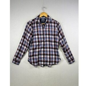 REI Cooperative Flannel Shirt Long Sleeve Plaid Button Up Casual Outdoor XS